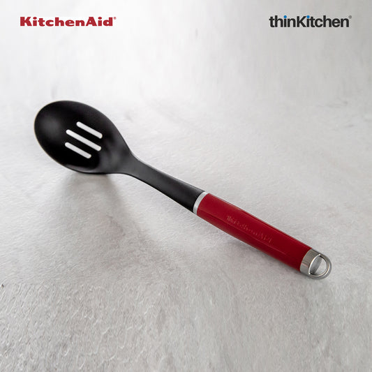 KitchenAid Skimmer Ladle - Empire Red | Heat Resistant Non Stick Cooking Tools