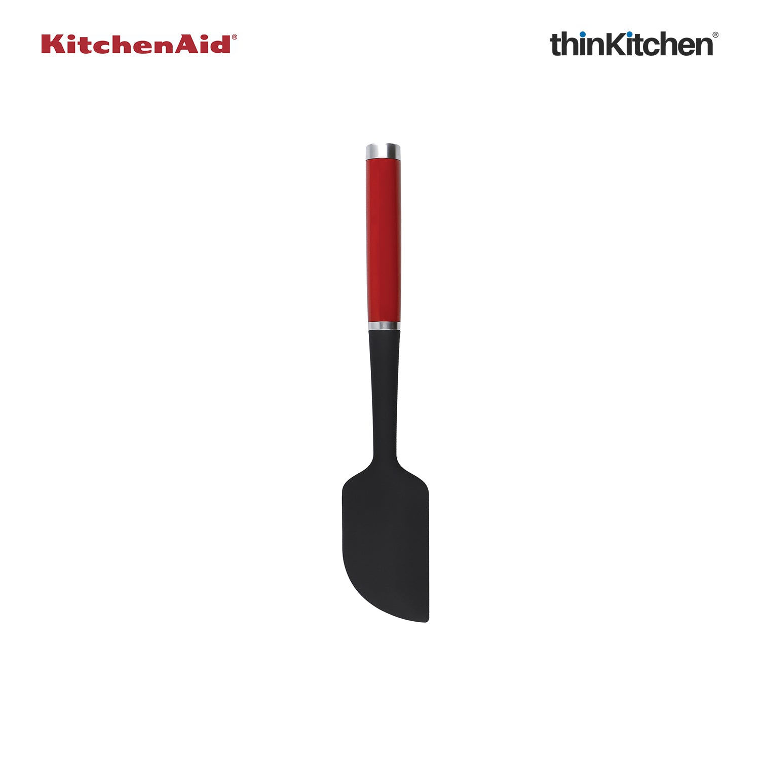 Batter scraping spatula, silicone, 'Empire Red' - KitchenAid