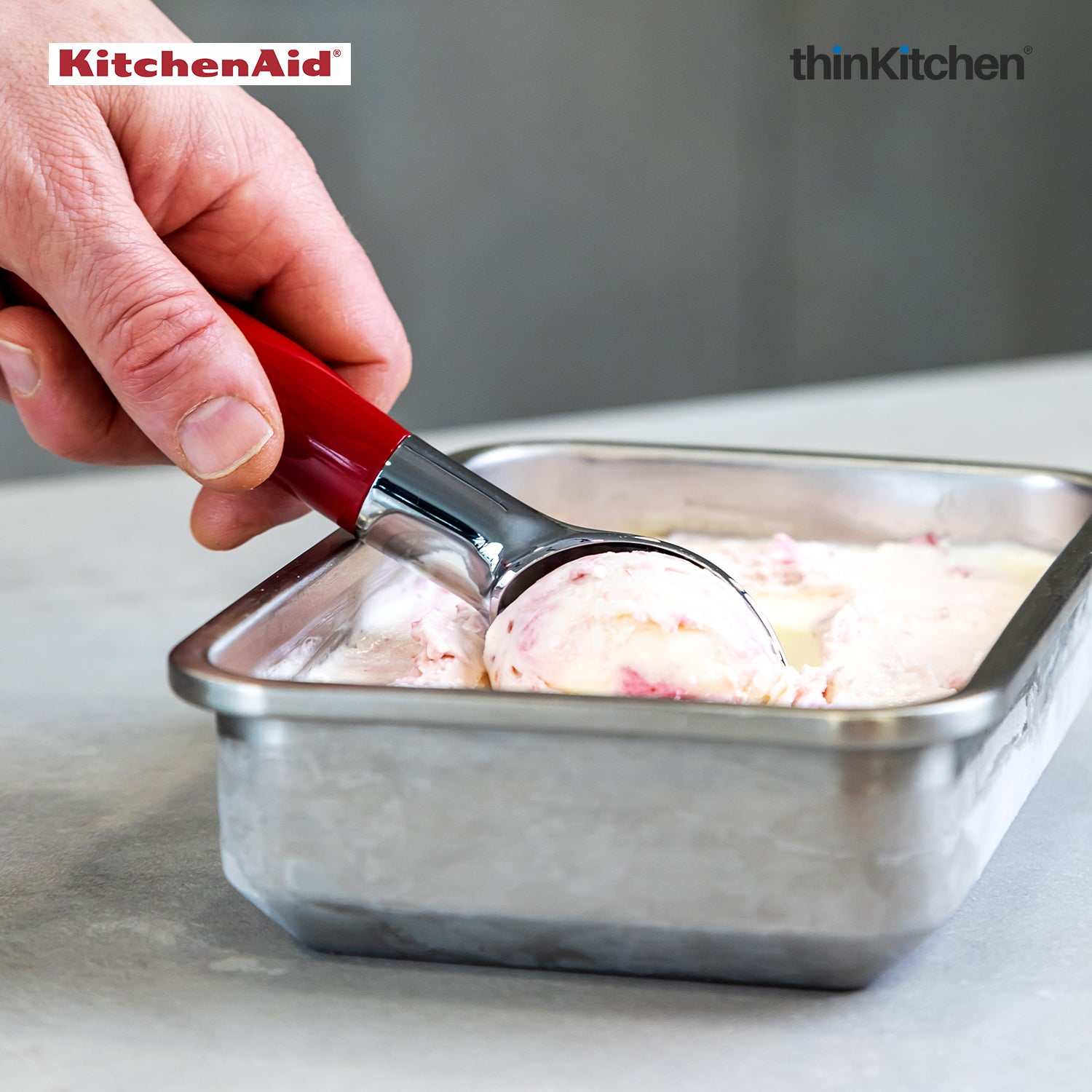 KitchenAid Ice Cream Maker Attachment w/ Ice Cream Scoop