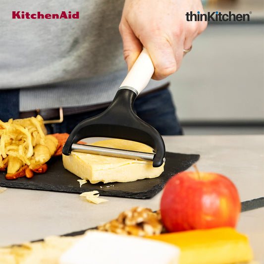 KitchenAid Stainless Steel Cheese Slicer - Almond Cream