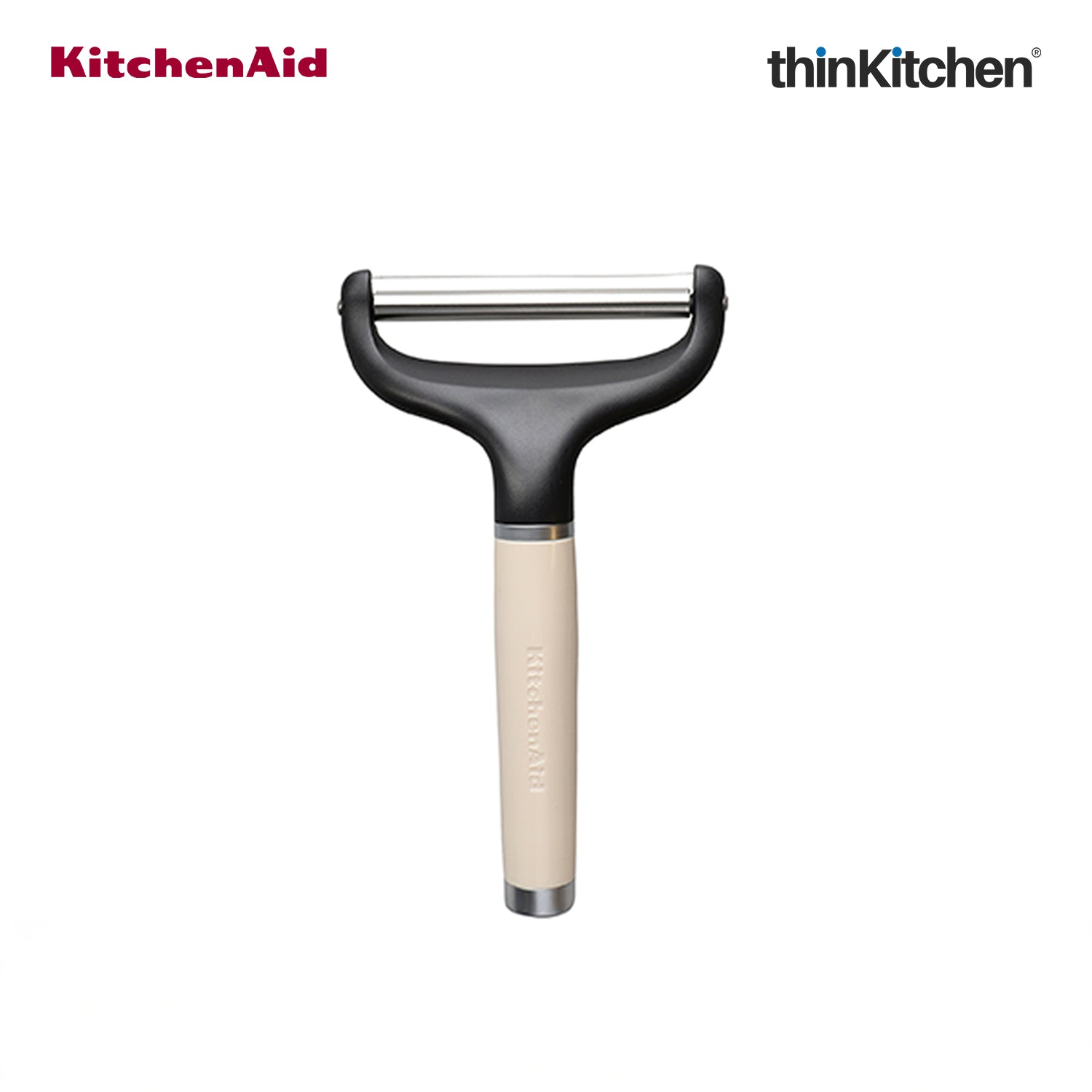 KitchenAid Stainless Steel Cheese Slicer - Almond Cream - 4