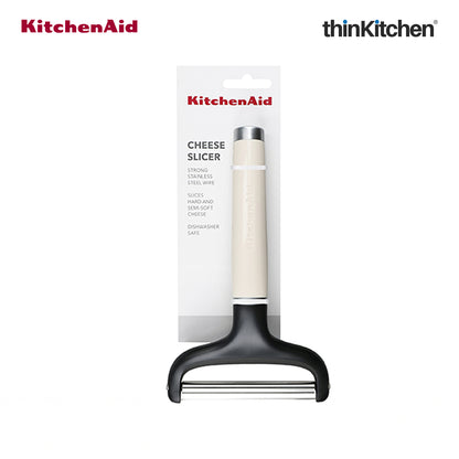 KitchenAid Stainless Steel Cheese Slicer - Almond Cream