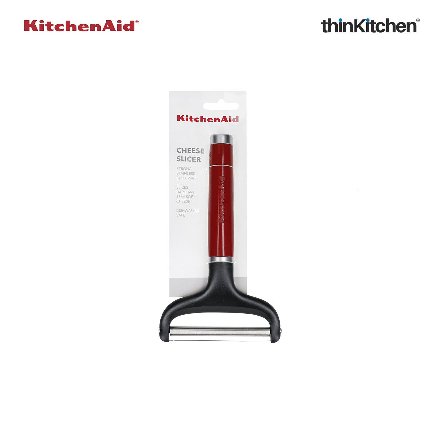 Kitchenaid Hard Cheese Cutter Slicer Empire Red
