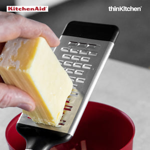KitchenAid Etched Two-Way Medium Cheese Grater - Empire Red