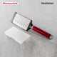 KitchenAid Etched Two-Way Medium Cheese Grater - Empire Red