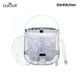 BarCraft Acrylic Double Walled Insulated Ice Bucket with Lid and Tongs