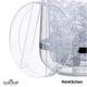 BarCraft Acrylic Double Walled Insulated Ice Bucket with Lid and Tongs