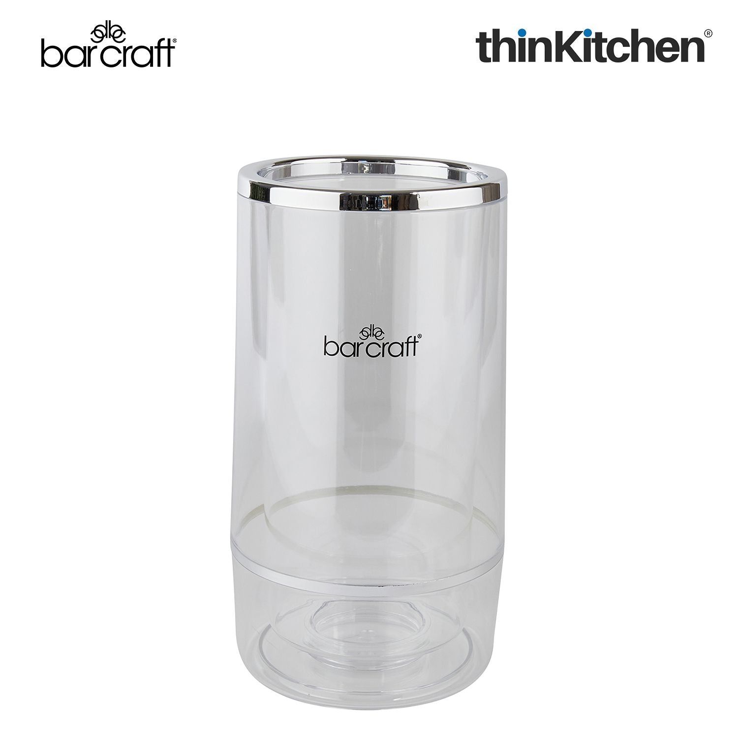 BarCraft Acrylic Double Walled Wine Cooler - 10