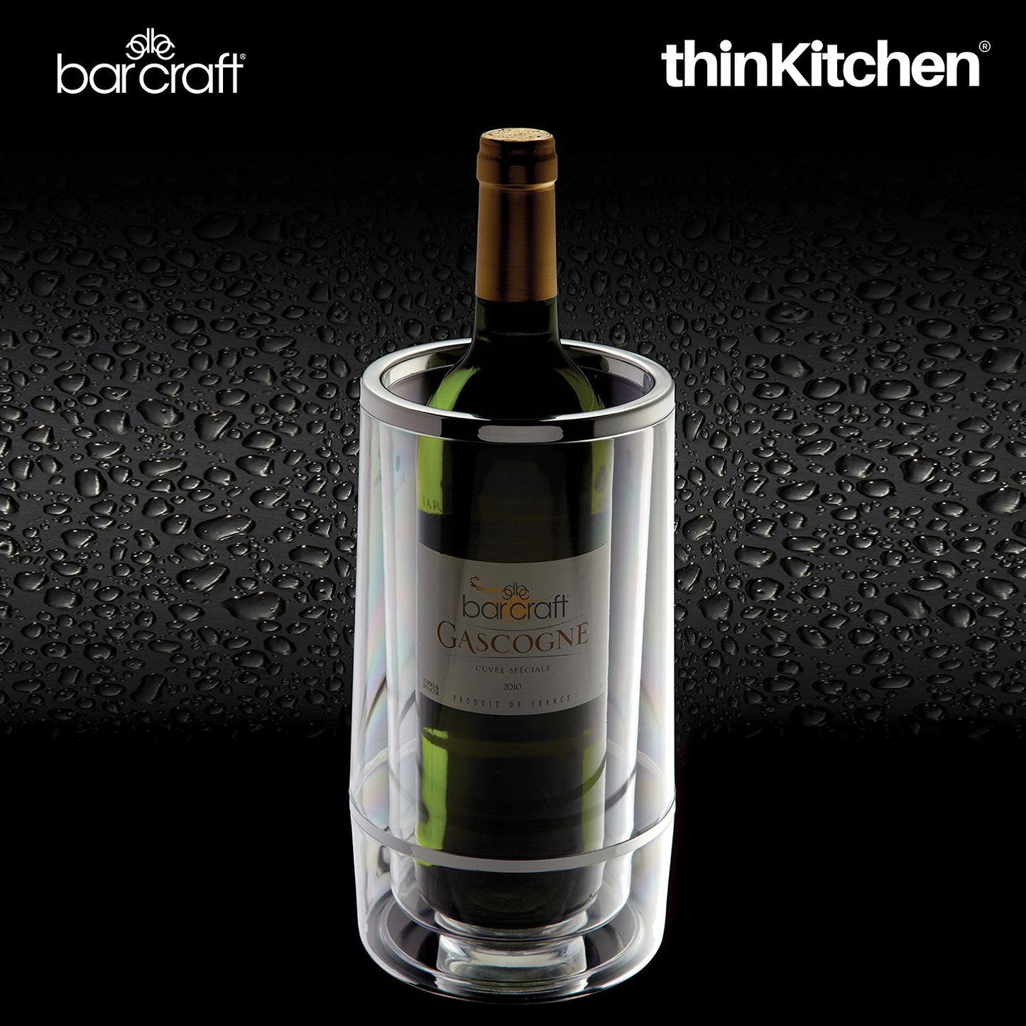 BarCraft Acrylic Double Walled Wine Cooler