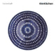 KitchenCraft Blue and White Greek Style Ceramic Bowl, 480ml
