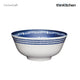 KitchenCraft Blue and White Greek Style Ceramic Bowl, 480ml