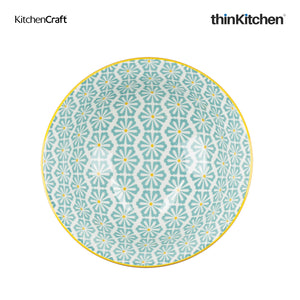 KitchenCraft Monochrome Glazed Stoneware Bowl Set, Set of 4