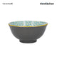 KitchenCraft Monochrome Glazed Stoneware Bowl Set, Set of 4