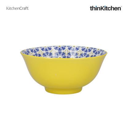 Kitchencraft World Of Flavours Glazed Stoneware Bowl Set Set Of 4