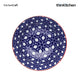 KitchenCraft Blue Floral Geometric Print Ceramic Bowl
