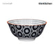 KitchenCraft Glazed Stoneware Black Swirl Centred Bowl
