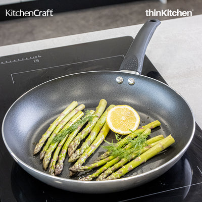 Premium Grey Aluminium Non-Stick Eco Fry Pan, 28cm