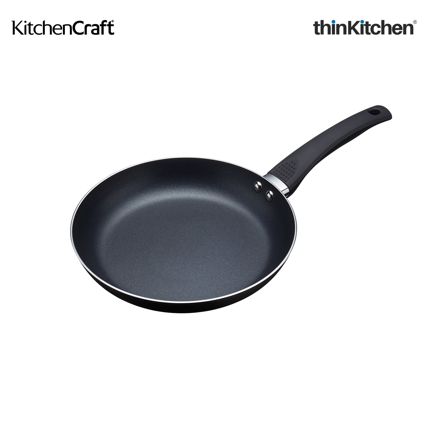 Premium Grey Aluminium Non-Stick Eco Fry Pan, 24cm - 2