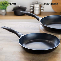 Premium Grey Aluminium Non-Stick Eco Fry Pan, 20cm