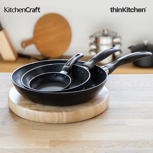 KitchenCraft Non-Stick Frying Pan Set of 3
