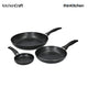 KitchenCraft Non-Stick Frying Pan Set of 3