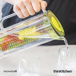 KitchenCraft Healthy Eating Infuser Jug, 1.5 Litre