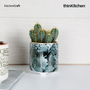 KitchenCraft Ceramic Marble Planter