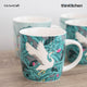 KitchenCraft Barrel Mug Set, Exotic Crane, Set of 4