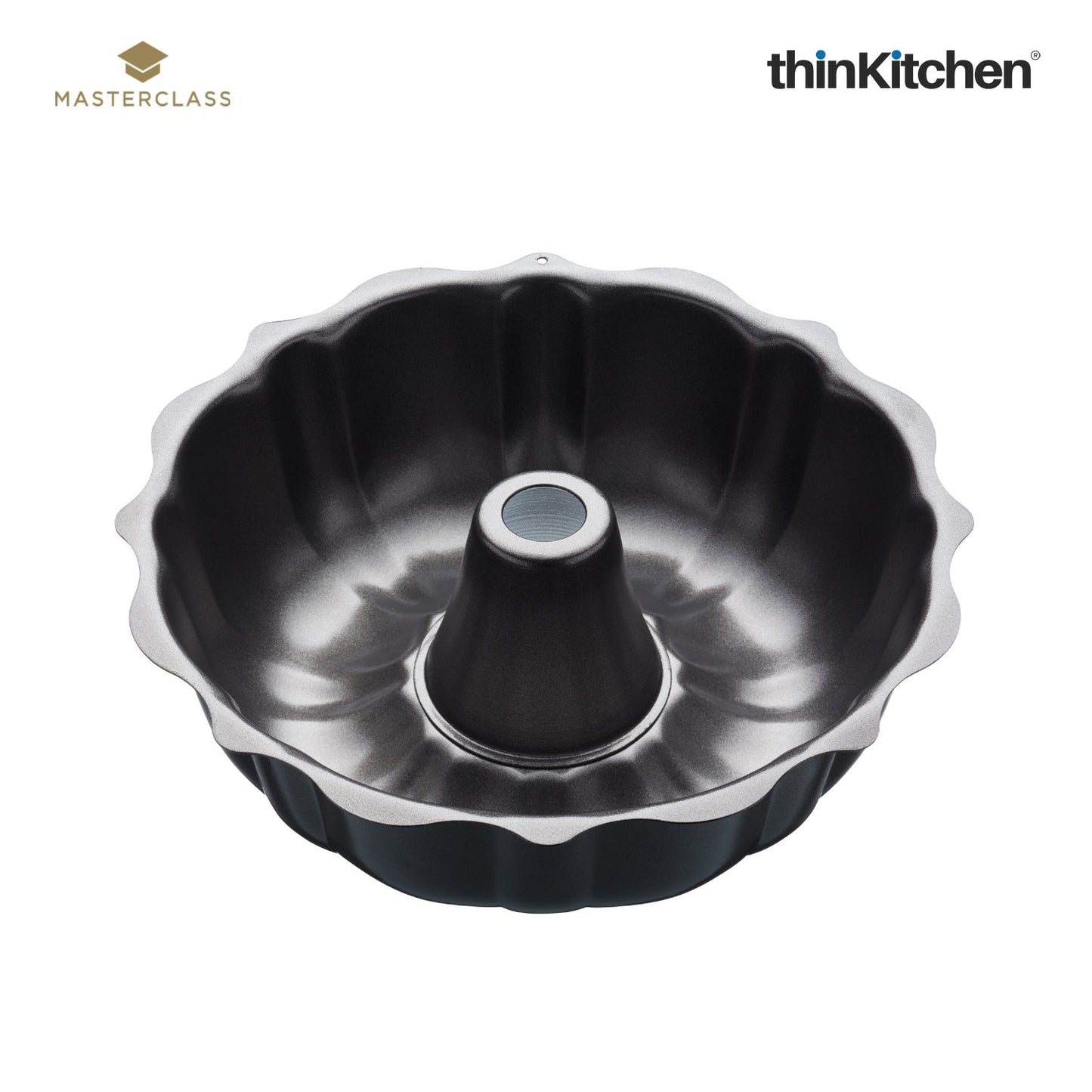 MasterClass Non-Stick Fluted Ring Cake Pan, 25cm