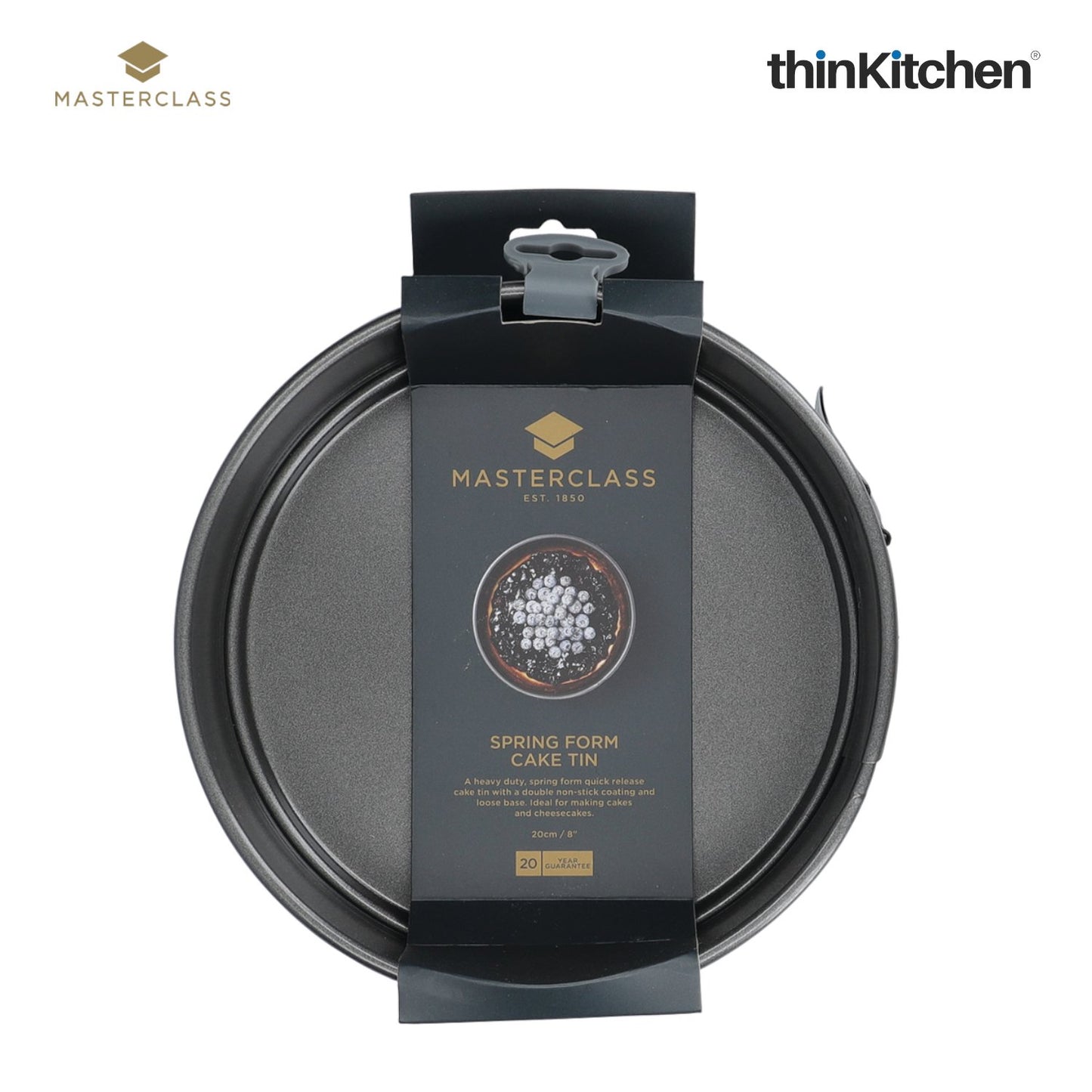 Masterclass Non Stick Spring Form Loose Base Cake Pan 20cm