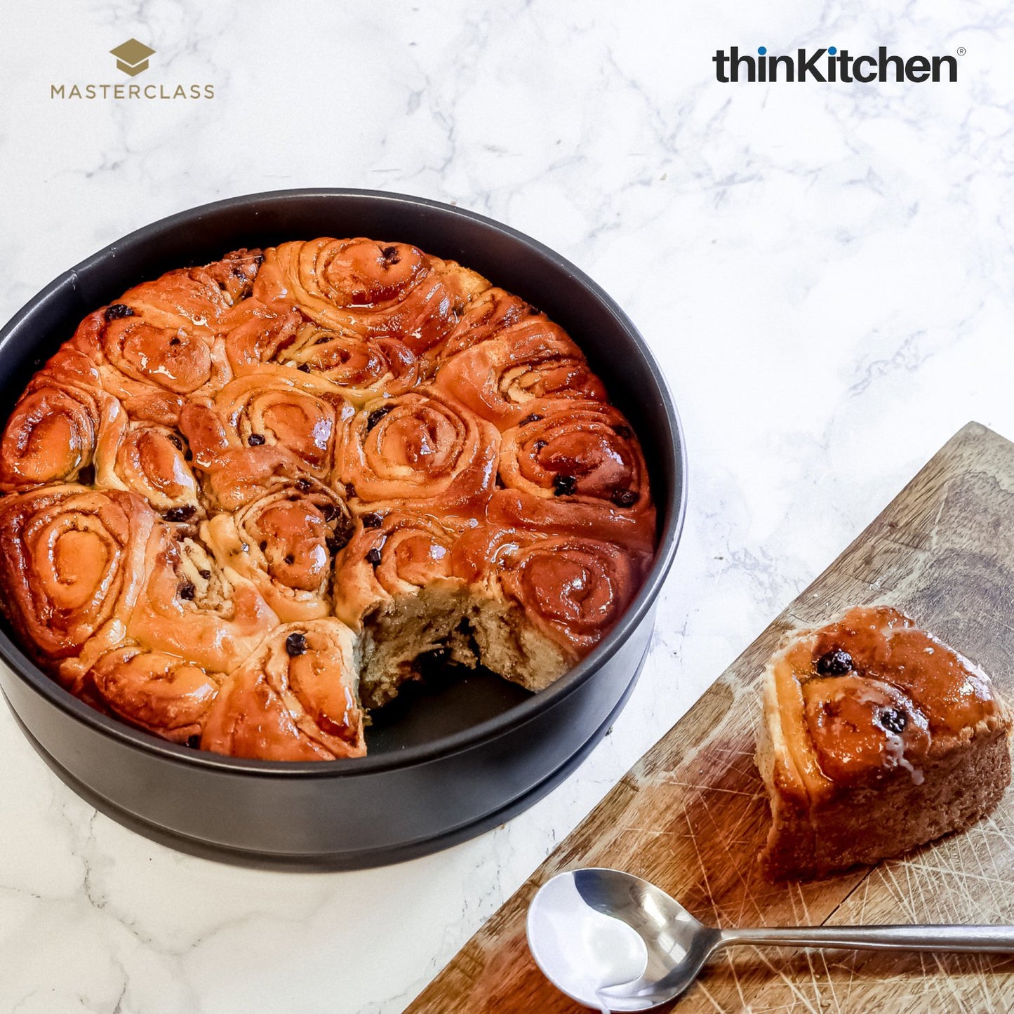 Masterclass Non Stick Loose Base Deep Cake Pan 20cm
