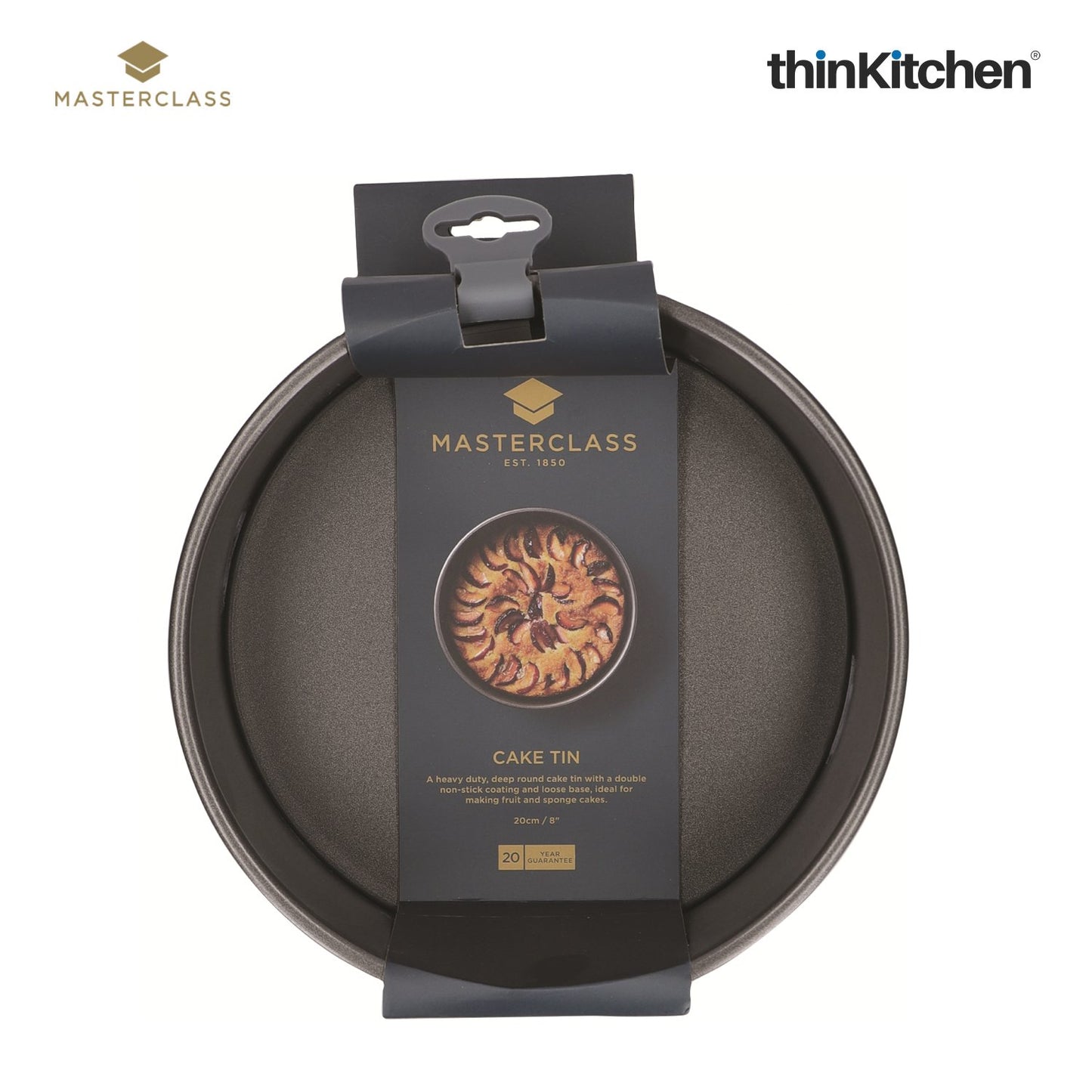 Masterclass Non Stick Loose Base Deep Cake Pan 20cm