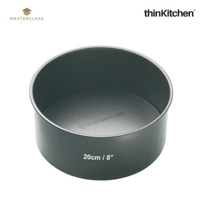 MasterClass Non-Stick Loose Base Deep Cake Pan, 20cm