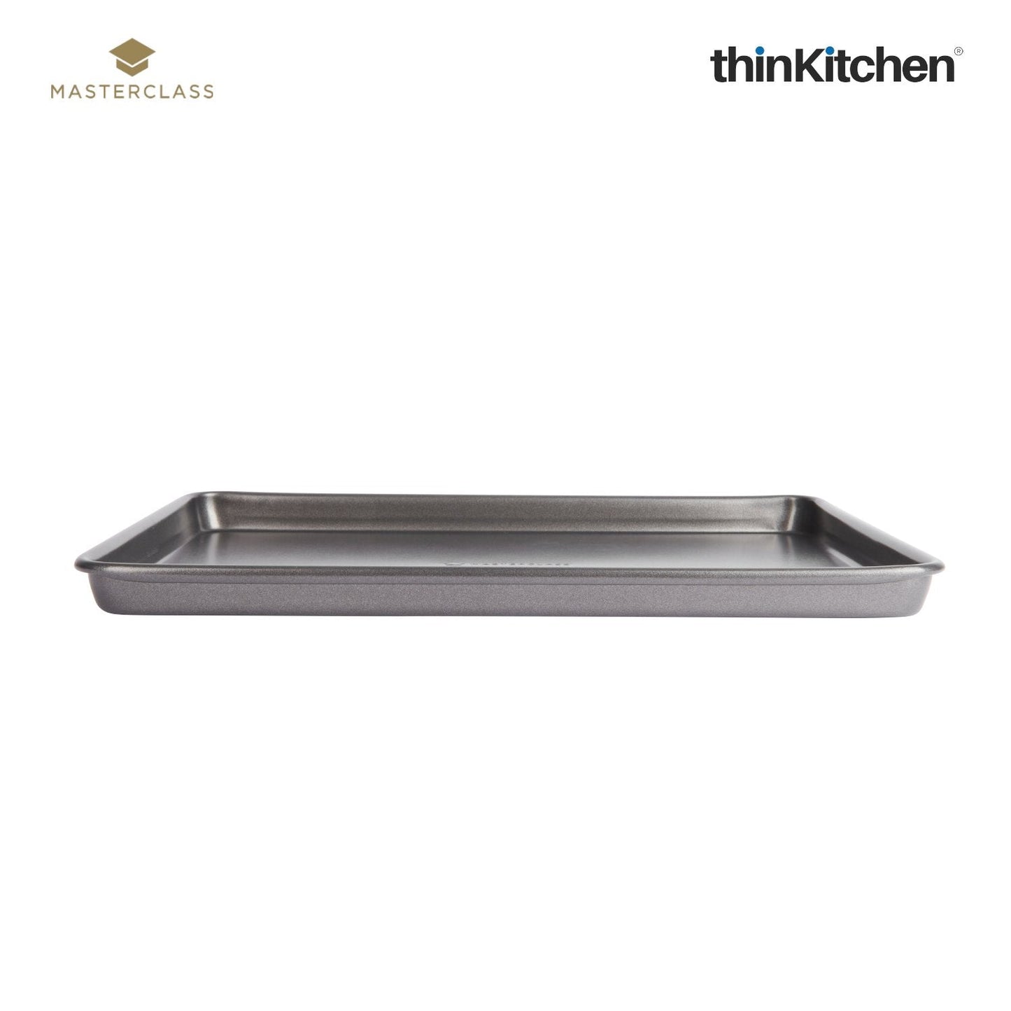 Masterclass Baker's Combo: Non-Stick 2-in-1 Divided Crisping Tray / Ridged Baking Tray x Double Layered Baking Sheet
