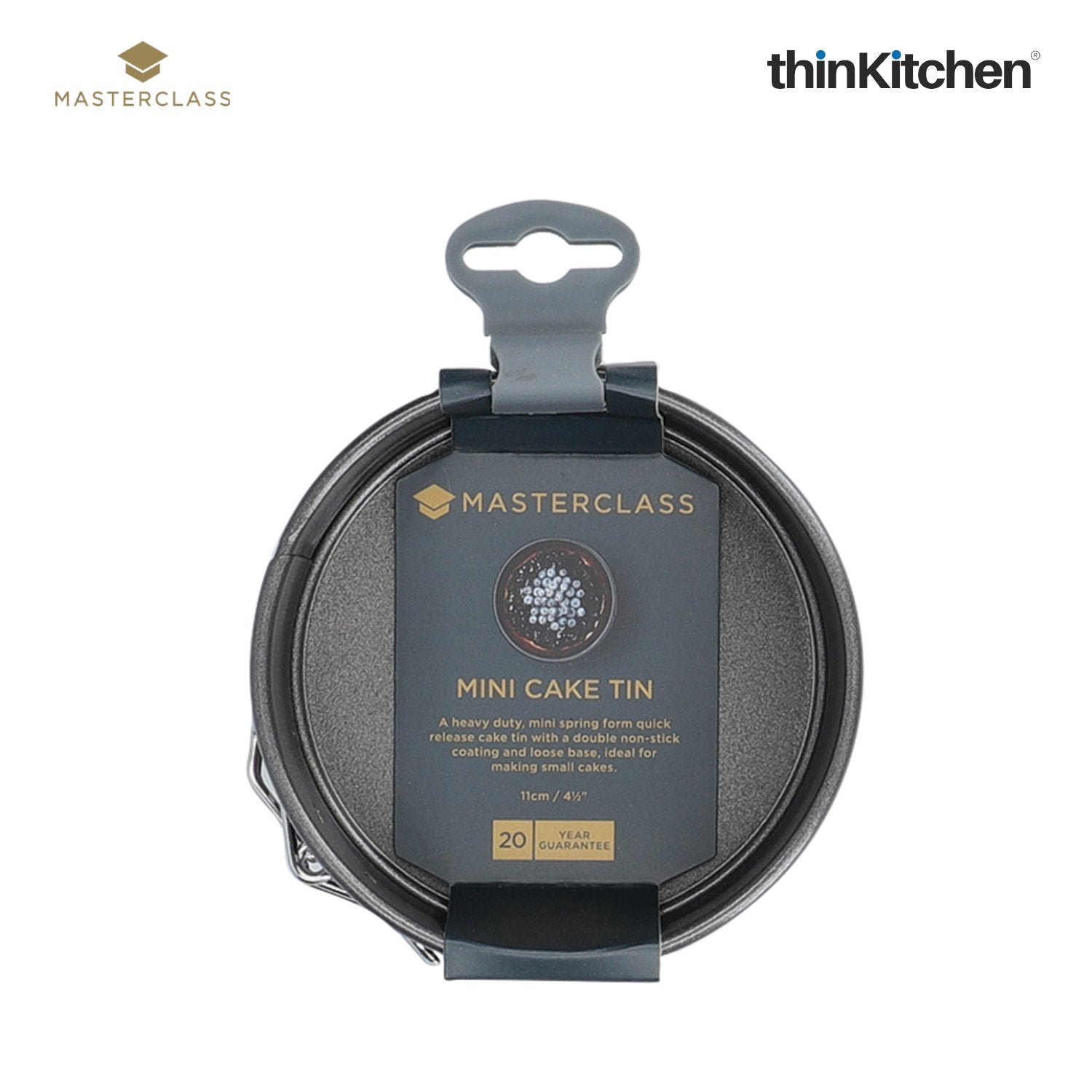 Masterclass Non Stick Spring Form Loose Base Cake Pan 11cm - 5