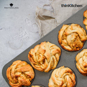 MasterClass Non-Stick 12 Hole Deep Baking Pan