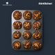 MasterClass Non-Stick 12 Hole Deep Baking Pan