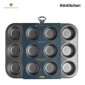 MasterClass Non-Stick 12 Hole Deep Baking Pan