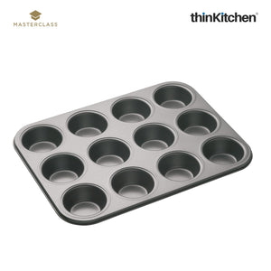 MasterClass Non-Stick 12 Hole Deep Baking Pan