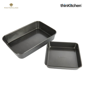 MasterClass Twin Pack - Non-Stick Roasting Pan and Oven Tray