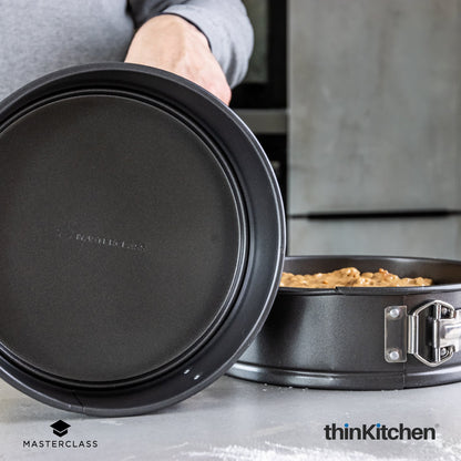 Masterclass Twin Pack Non Stick 20cm And 23cm Spring Form Pans