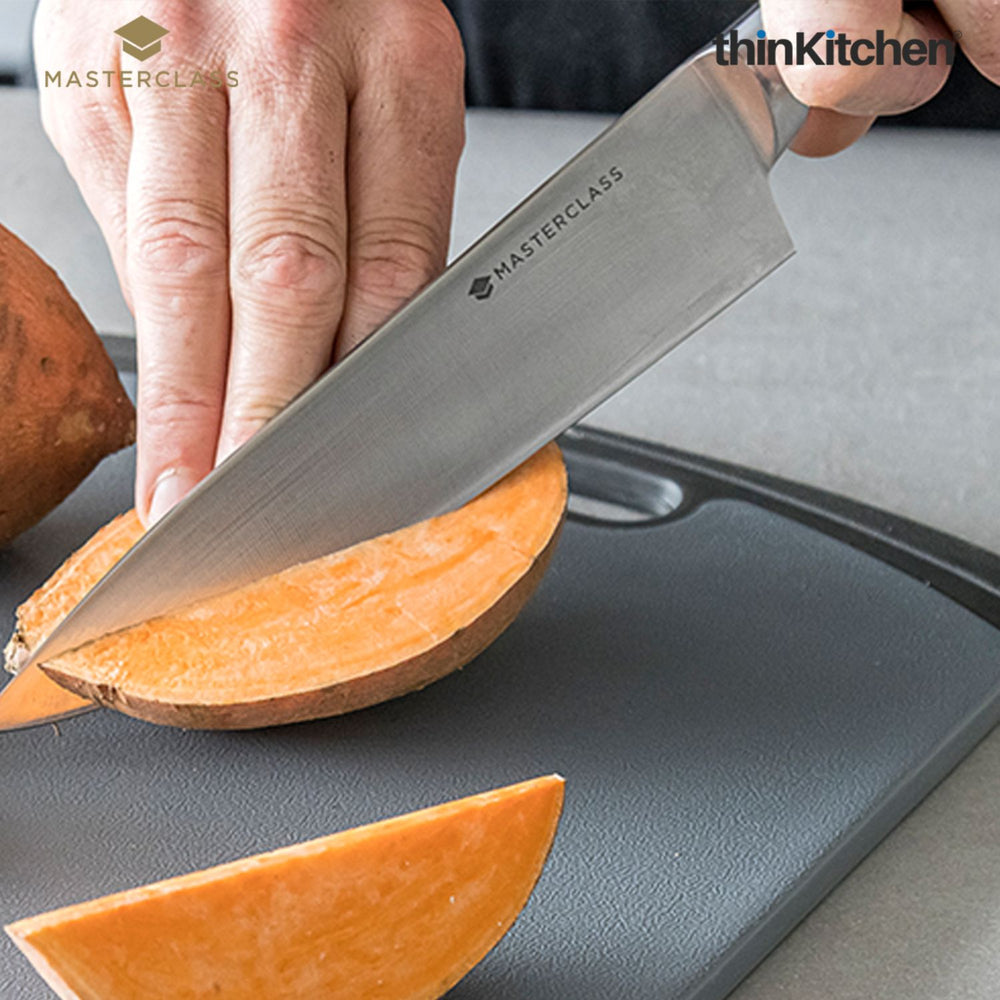 MasterClass 7.9" Premium Stainless Steel Chef Knife for Slicing, Dicing & Mincing
