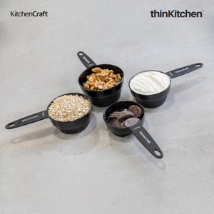 KitchenCraft Easy Nest Magnetic Measuring Cups, Set of 4