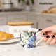 KitchenCraft Fluted Mug, Blue Bird, 300ml