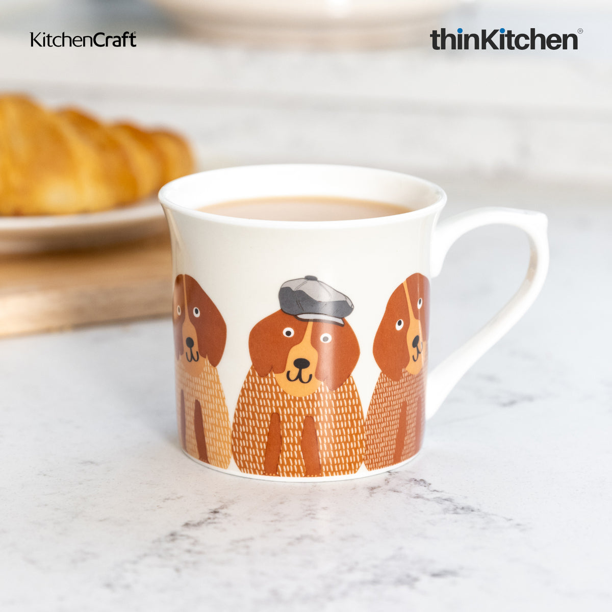Kitchencraft Fluted Mug Dogs 300ml - 4