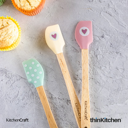 Kitchencraft Sweetly Does It 3 Pc Mini Spatula Set