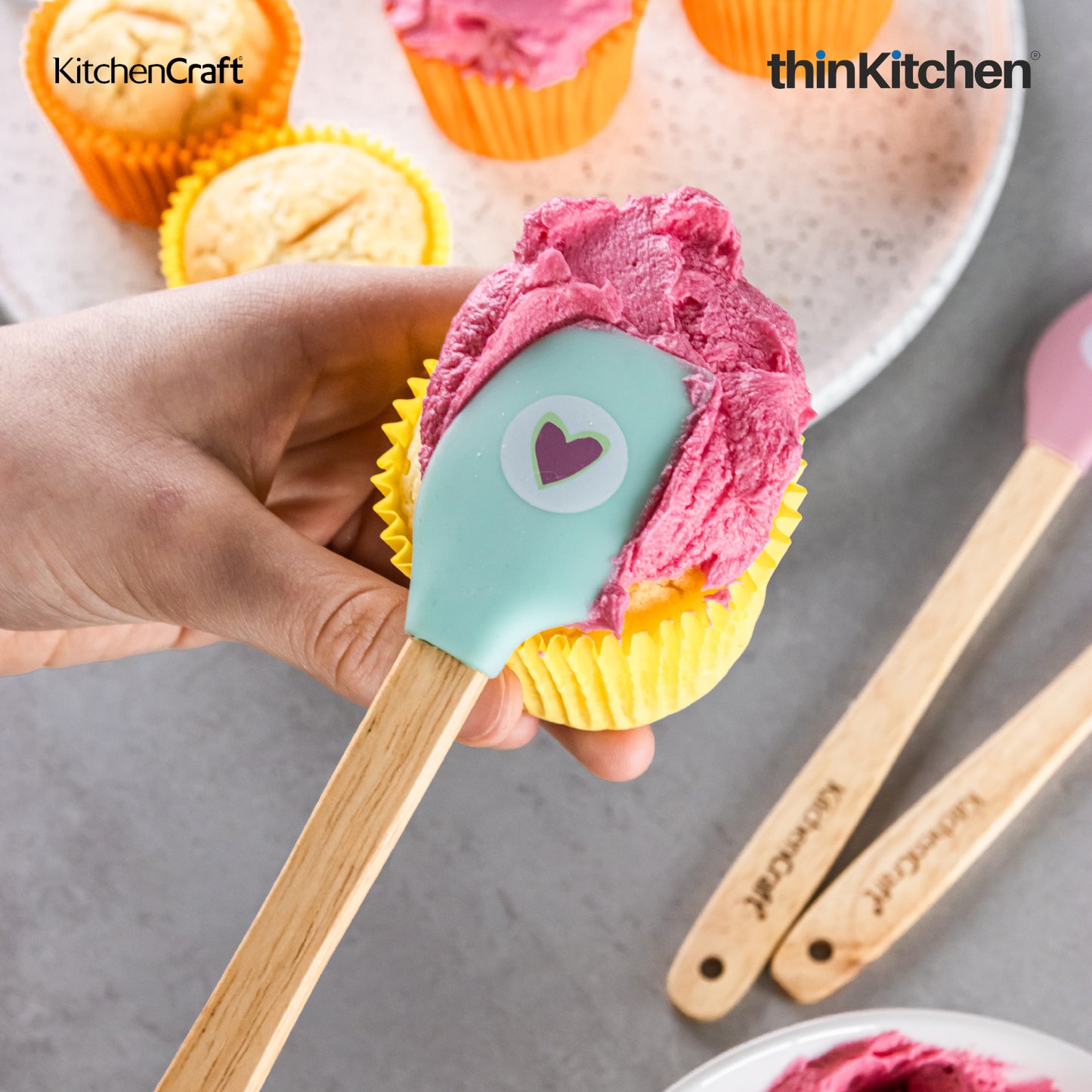 Kitchencraft Sweetly Does It 3 Pc Mini Spatula Set