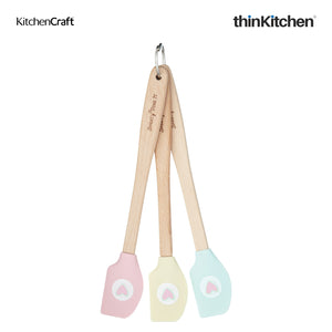 KitchenCraft Sweetly Does It 3 pc Mini Spatula Set