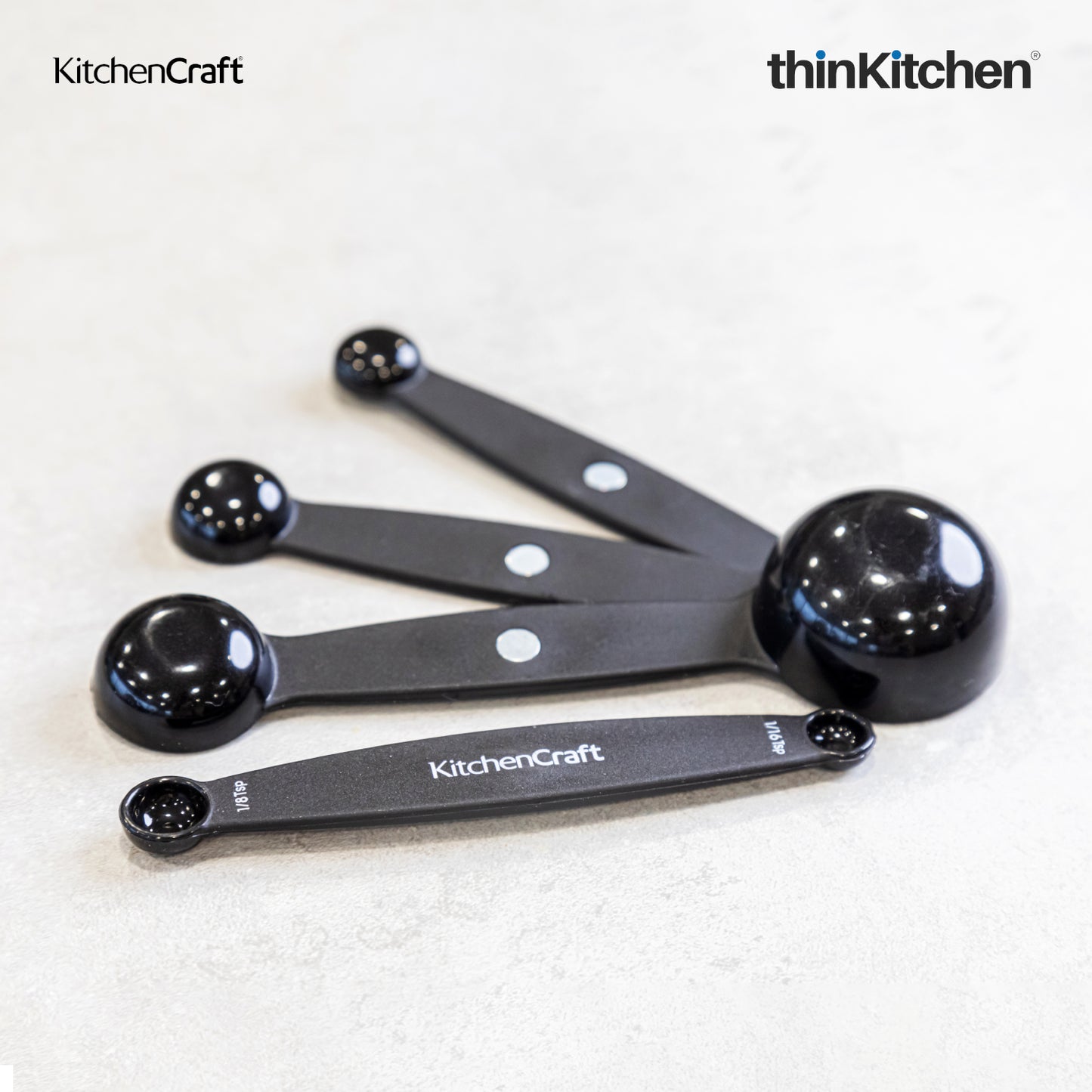 Kitchencraft Easy Nest Magnetic Measuring Spoons Set Of 4