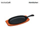 KitchenCraft World of Flavours Oriental Iron Sizzle Platter